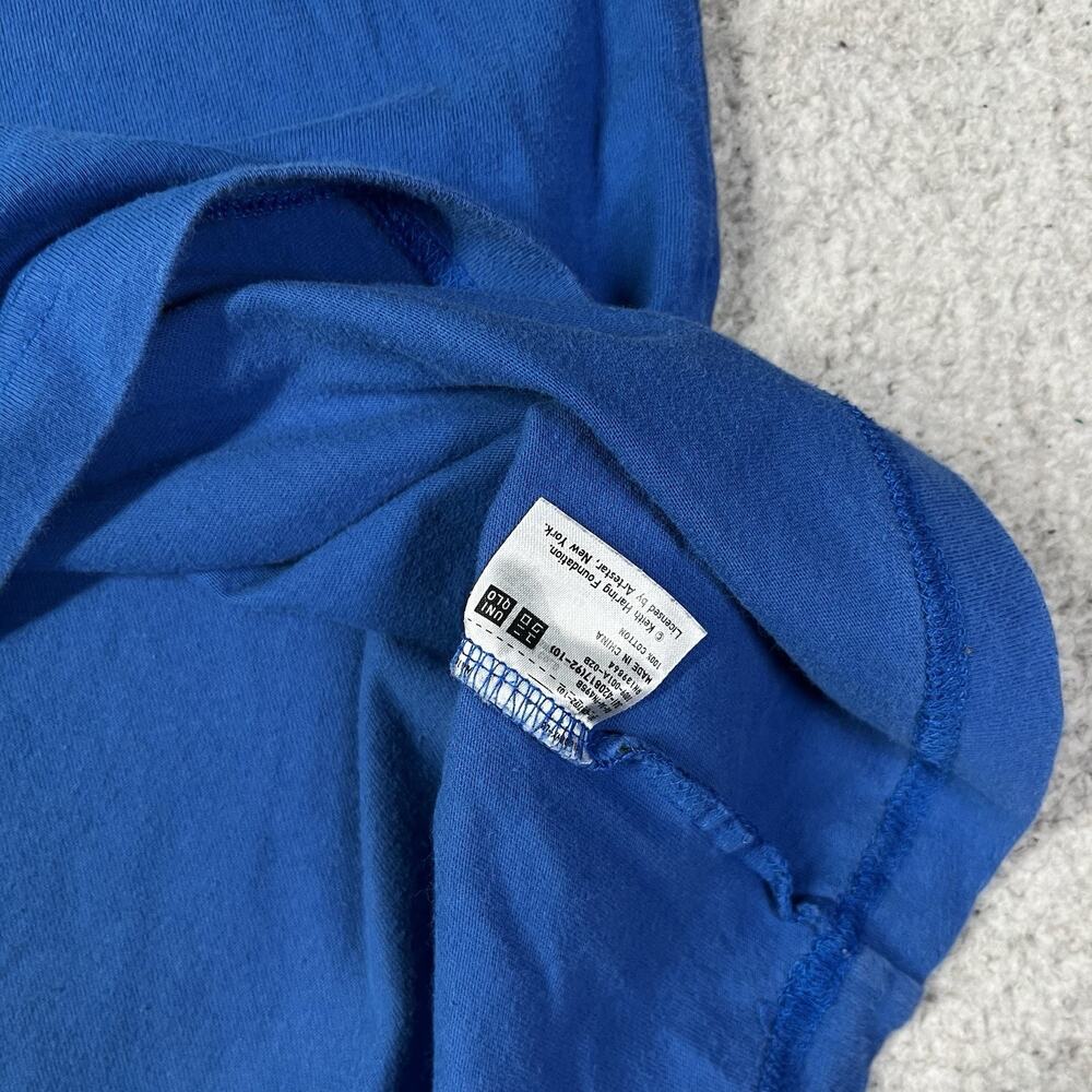 Keith Haring Shirt Mens 2XL Blue Art Sound Music Graphic New York UNIQLO - Picture 4 of 10